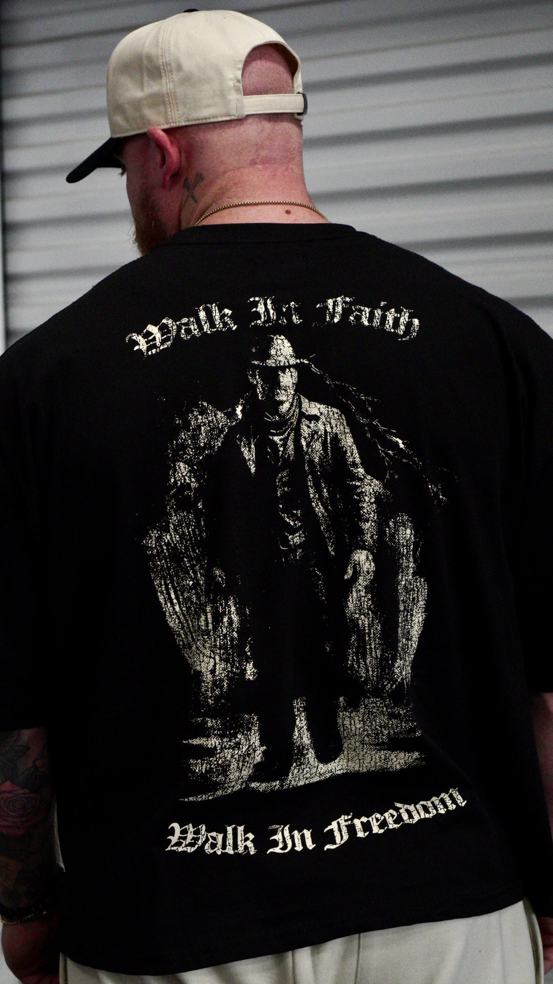 Walk In Faith Oversized Jersey Tee